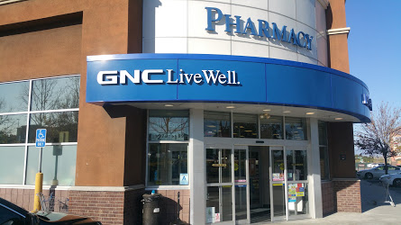 Store signage lettering of GNC LiveWell